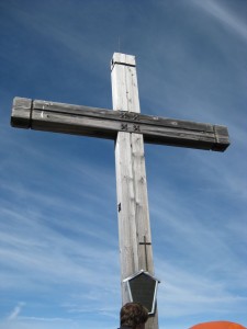 Gipfelkreuz auf der Lachenspitze